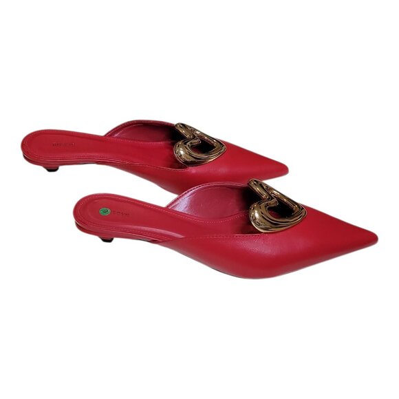 *NEW* $170 MAEVE Heart Mule Heels Size 9 / 39 - Picture 6 of 8